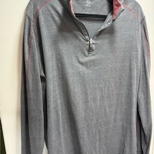 Men's Bamboo Gray Long Sleeve Shirt